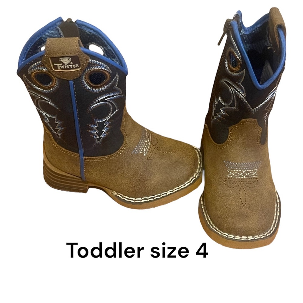 Toddler size 4 Twisted Brand Cowboy Boots